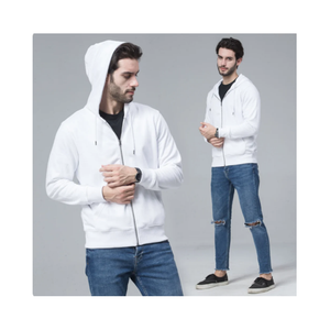 Sweat à capuche décontracté doublé en polaire pour homme, coupe régulière, grande taille, avec logo personnalisé, 80 % coton, 20 % polyester, 300 g, séchage rapide, respirant - Product Image 6