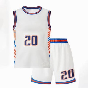 2026 Custom Unisex Basketball Uniform Sets Professional Breathable Dry Comfortable <b>Printed</b> Shirts Sleeveless Anti-Bacterial - Product Image 6