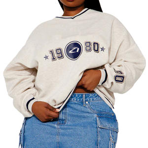 Sudadera Oversize de Algodón con Forro Polar Estilo Y2K para Mujer, Diseño Gráfico Vintage, Jersey Casual Streetwear, Proveedor para Pedidos al por Mayor - Product Image 6