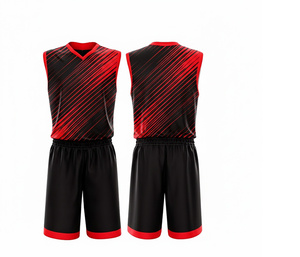 OEM Basketball Jersey Set Full Sublimation Custom Team Uniform for Dry Breathable Polyester Jersey And Shorts For <b>Men</b> Women - Product Image 1