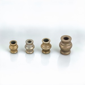 Mécanisme de roulement à roulettes rondes de 5 et 4 pouces en laiton poli pour porte coulissante, accessoires de quincaillerie architecturale - Product Image 4