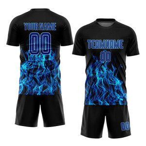 High Quality Soccer Uniforms Custom Design Team Wear Sets 100% Polyester Breathable Quick Dry Unisex Short Sleeve Price For Sale - Product Image 1