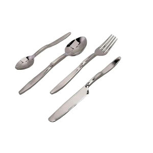 Juego de cubiertos de metal pulido para una presentación elegante de la mesa, ideal para bodas, eventos, banquetes y cenas formales. - Product Image 1