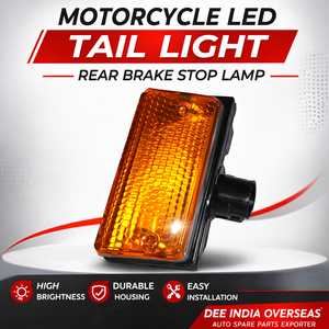 Luz trasera LED para motocicleta, lámpara de freno trasera, reemplazo de lámpara trasera de alto brillo - Product Image 1