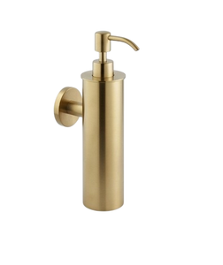 Brass Made Soap Dispenser Metal Bathroom Pump <b>Bottle</b> <b>Brushed</b> Nickle Customized Package Available Lotion Dispenser In Free Stand - Product Image 5