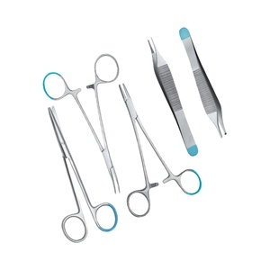 ชุดเครื่องมือผ่าตัดแบบใช้ครั้งเดียวทำจากสแตนเลสคุณภาพดีที่สุด 5 ชิ้น ได้รับการรับรองมาตรฐาน CE ISO รับประกัน 5 ปี - Product Image 1