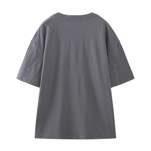 T-shirt en coton pour femmes, vêtements décontractés à manches courtes, logo personnalisé, vêtements en gros, fournisseur en gros, qualité supérieure, vêtements de mode - Product Image 2