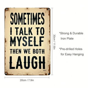 CIFbuy Targa in alluminio vintage divertente 8x12 pollici TikTok per il servizio di ritiro Temu 20,3x30,5 cm - Product Image 3