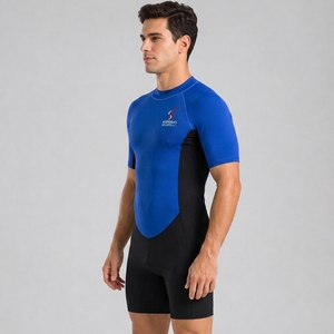 Maillots de bain pour hommes personnalisés de haute qualité pour l'été - Service OEM, logo frontal, design respirant une pièce - Product Image 5