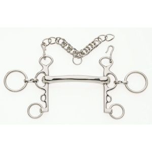 Mors de cheval en acier inoxydable avec rouleau et chaîne en cuivre, équipement d'équitation, mors de cheval durable, modèle 2026, à vendre - Product Image 3