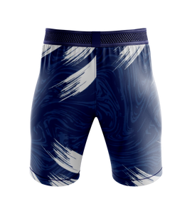 Pantalones Cortos de Verano para Hombre, Cintura Media, Estilo Urbano, Formales, a Rayas, de Satén - Product Image 4