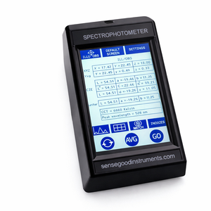 Spectrophotomètre colorimètre portable Sensegood Instruments, bande passante spectrale 400-700 nm, résolution 1 nm, poids 900 g - Product Image 4