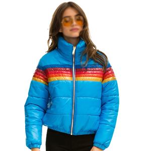 แจ็กเก็ตทรงปลาปักเป้าสีฟ้าสำหรับผู้หญิงแจ็กเก็ตระบายอากาศได้หลากสีพิมพ์โลโก้ได้ตามต้องการ - Product Image 2