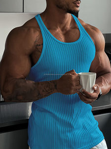 Débardeur ajusté sans manches pour homme, vente en gros, débardeur de haute qualité, sur mesure - Product Image 6