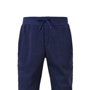 <b>Men</b> <b>Navy</b> Blue Cotton Tracksuit Hoodie And Pants Set Full Sleeve Solid Color Casual Autumn Wear With Side Pockets - Product Image 6