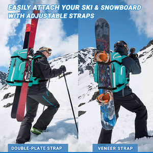 Bolsas para botas de esquí y snowboard para accesorios, mochila de viaje duradera, impermeable, para deportes de invierno al aire libre, gran venta. - Product Image 5