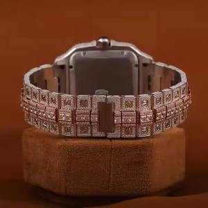 Reloj de Lujo Estilo Hip Hop con Diamantes Incrustados - Product Image 4