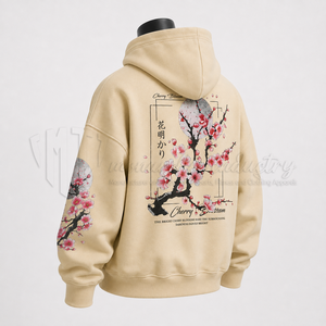 Sudadera con Capucha Personalizada para Hombre, Estilo Urbano, Oversize, con Estampado en las Mangas, Logotipo Personalizado, Fabricante Mayorista - Product Image 5