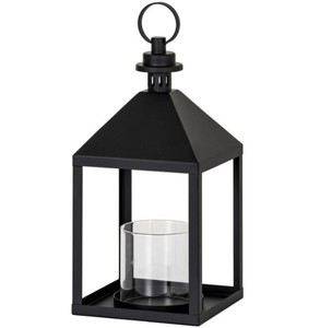 Classic Square shaped White Finished Eco-Friendly Metal Home Decorative Hanging Candle Lantern for Outdoor & Indoor - Product Image 4