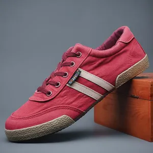 Chaussures vulcanisées classiques pour hommes, chaussures décontractées en toile respirantes et souples, résistantes à l'usure, Tenis Marculino - Product Image 5