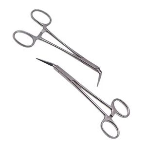 Ensemble de ciseaux chirurgicaux dentaires en acier inoxydable, ciseaux opératoires courbes et droits, kit d'instruments chirurgicaux médicaux - Product Image 6