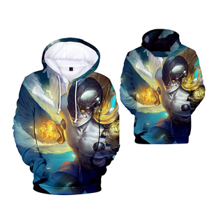 Sudadera con Capucha Sublimada para Hombre, 100% Poliéster, Estampado por Sublimación, Ropa Casual de Otoño, Corte Regular, Tejido de Punto con Patrón - Product Image 4