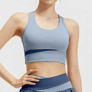 Soutien-gorge de sport sans couture à maintien élevé, respirant et écologique, dos nu, pour femme, grandes tailles, idéal pour le yoga et les activités physiques - Product Image 6