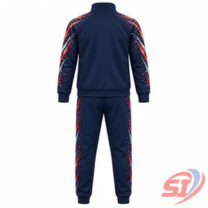 Conjunto Deportivo Ligero con Capucha para Niños, 100% Algodón, Chaqueta y Pantalones de Secado Rápido para Academia de Fútbol y Entrenamiento - Product Image 2