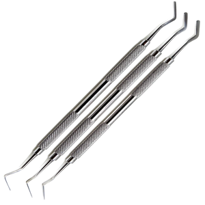 3 Piece Dental Composite Spatula <b>Set</b> 2mm 2.5mm 3mm Flat Plastic Filling Instruments Premium Dental Tools USA - Product Image 1