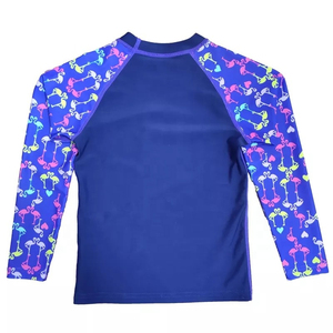 Children's Boys Rash Guard Compression Long Sleeve Anti-UV Quick Dry <b>Swim</b> <b>Shirt</b> with Rayon of Bamboo Fabric - Product Image 1