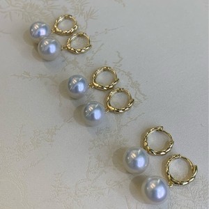 Boucles d'oreilles en perles naturelles à talons hauts, élégantes et raffinées, style féminin, luxe léger, haut de gamme, tempérament simple, boucles d'oreilles en perles - Product Image 2