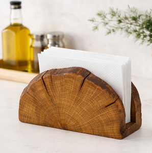 Porta Servilletas de Madera Hecho a Mano con Forma de Nube, Minimalista y Ecológico para Mesa - Product Image 2