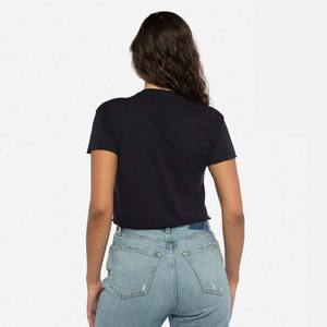 เสื้อครอปท็อปผู้หญิง Next Level รุ่น Baby Tee ผ้าคอตตอน แขนสั้น สีพื้น เสื้อยืดลำลอง สไตล์สตรีทแวร์ เสื้อท็อปส์สำหรับผู้หญิง - Product Image 3