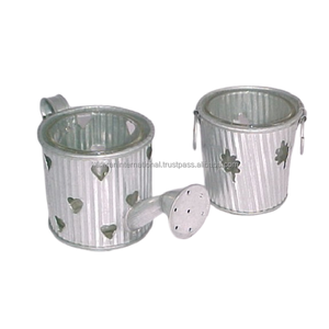 Ensemble de jardinières au design de luxe de haute qualité de 2 pièces pour accessoires de plantes florales de jardin et de restaurant à la maison - Product Image 2