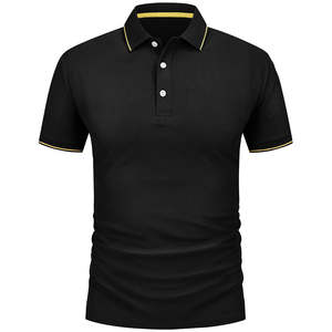 Chemises polo pour hommes de haute qualité, manches courtes, été, séchage rapide, t-shirts sportifs, logo personnalisé, grandes tailles, vente en gros de chemises polo pour hommes - Product Image 4
