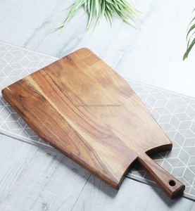 Planche à découper rectangulaire en bois, antidérapante, pour la cuisine - Product Image 5