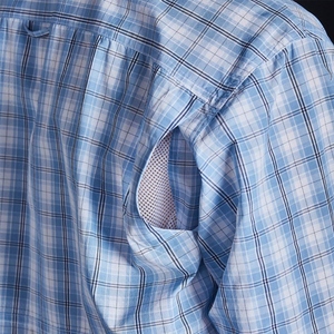 Chemise de pêche personnalisée pour homme, boutonnée, manches longues, protection UV, respirante, vêtements d'extérieur, fournisseur OEM - Product Image 5