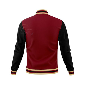 Veste universitaire personnalisée avec broderie, logo en chenille, veste de sport, uniforme d'équipe, fabricant OEM en gros - Product Image 3