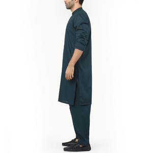 Shalwar Kameez Kurta Afgano de Alta Calidad al por Mayor para Hombre, Vestidos para Fiestas y Uso Casual en Tela de Algodón, Ropa Musulmana - Product Image 3