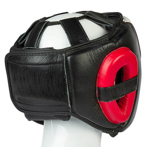 Protège-tête de boxe en gros avec logo personnalisé, casque de boxe professionnel de haute qualité pour l'entraînement, protège-tête de boxe en cuir - Product Image 3