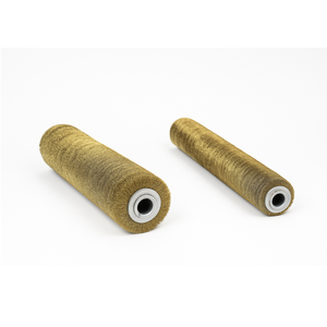 Brosse à rouleaux en fil de laiton très demandée pour machines industrielles ou nettoyage de tôles, disponible au prix d'usine - Product Image 1