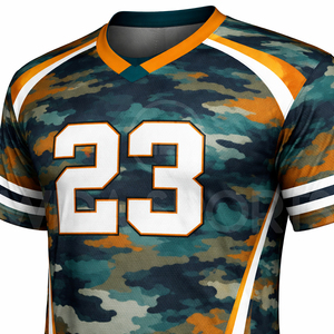 ชุดยูนิฟอร์มลาครอสแบบสั่งทำขายส่ง เสื้อเจอร์ซีย์แบบซับลิเมชั่น ระบายเหงื่อ ป้องกันรังสียูวี พร้อมสกรีนชื่อทีม รับผลิตแบบ OEM ODM จากผู้ผลิตชุดกีฬา - Product Image 4