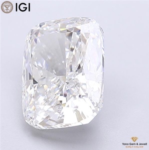 Diamante Cultivado en Laboratorio CVD con Certificado IGI, Corte CUSHION, 3.00 Quilates, Color D, Claridad VS1, para Collar o Pendiente, Pure Elegance - Product Image 6