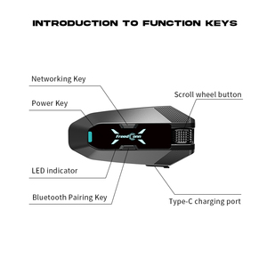 Intercomunicador Bluetooth para Motocicleta FreedConn FM10 Multifunción con Malla de Red para Comunicación en Grupo - Product Image 1