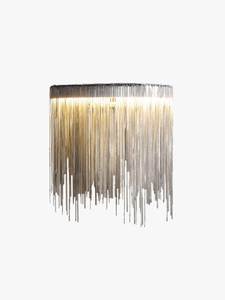 Wall Sconce Circular Glass Crystal Vertical <b>Ornamental</b> Hanging Decorative Abstract Geometric Handmade Metal Art Diwali Wedding - Product Image 2