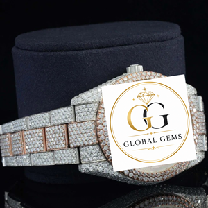 Reloj de Diamantes Totalmente Blanco para Negocios, Eventos Formales y Oficina, Disponible a Precio Accesible, Venta al Por Mayor - Product Image 6