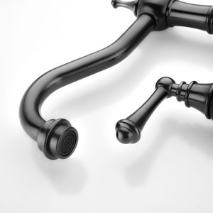 Rubinetto da Cucina a Doppia Maniglia con Funzione Spray Laterale Estraibile - Product Image 6