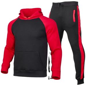 Ensemble de sweatshirts XS à col zippé avec sweat à capuche, pulls deux pièces pour l'automne et l'hiver, vêtements de sport pour hommes, nouveauté - Product Image 1