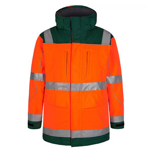 Vêtements de travail de sécurité pour hommes, veste à bande réfléchissante haute visibilité, veste de travail extérieure personnalisée, veste coupe-vent en softshell - Product Image 3