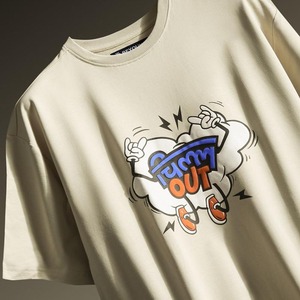 Camisetas de Algodón 100% con Estampado Puff para Hombre, Diseño Personalizado, Manga Corta, Tallas Grandes, Fabricadas en Pakistán, al Mejor Precio - Product Image 2